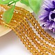 Faceted Bicone Imitation Austrian Crystal Glass Bead Strands G-PH0007-07-6mm-1