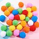 PandaHall Elite About 120 Pcs 35mm Wool Pompoms Multicolor Fuzzy Pom Poms Balls for DIY Doll Arts and Crafts Decorations PH-AJEW-WH0041-01-4