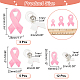 Nbeads 20 juegos 3 tamaños pin de esmalte de cinta de concientización sobre el cáncer de mama JEWB-NB0001-19-2