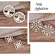 DIY 40 Paar Ohrringe aus Naturholz DIY-TA0003-35P-7
