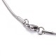 304 Stainless Steel Herringbone Chain Necklaces NJEW-F261-19P-2