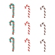 Cabujones de arcilla polimérica hechos a mano con tema navideño de 60 colores CLAY-CJ0001-31-6