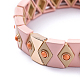 (vendita di fabbrica di feste di gioielli) braccialetti elastici per piastrelle BJEW-K004-16A-3