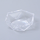 アクリルディスプレイフレーム  水晶玉ダイアプレイ用  ポリゴン  透明  6.5x7.5x2.25cm  内径：5.8x6.7のCM ODIS-WH0020-02C-1