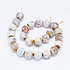 Chapelets de perles en agate naturelle à facettes G-F559-02-15mm-02-2