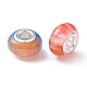 24pcs perles européennes en résine rondelle 6 couleurs RPDL-YW0001-08-2