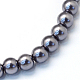 Cottura dipinto di perle di vetro perlato fili di perline rotondo HY-Q330-8mm-73-2