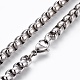 304 Stainless Steel Box Chain Necklaces and Bracelets NJEW-O112-22P-4