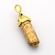 Natural Bullet Gemstone Double Terminated Pointed Pendants G-N0121-05-2