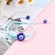 Bracelets de perles de nylon tressés réglables BJEW-JB06066-7