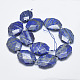 Chapelets de perles en lapis-lazuli naturel G-G745-12-2
