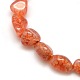 Nuggets Natural Crackle Agate Beads Strands G-P031-M-4