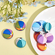 Chgcraft 10 pz 5 colori perline in silicone ecologico per uso alimentare SIL-CA0002-28-5