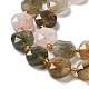 Fili di perle di quarzo rutilato misto naturale G-NH0004-008-4
