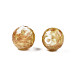 Perles vernissées de sable d'or manuelles  LAMP-T016-10H-3