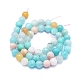 Natural Amazonite and Opal Beads Strands G-E561-20-8mm-2