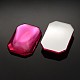 Faceted Rectangle Taiwan Acrylic Cabochons K62-10x12-24-1