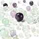 340Pcs 4 Style Natural Fluorite Beads G-LS0001-49-4