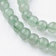 Fili di perle avventurina verde naturale G-G735-63-4mm-3