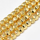 Electroplate Non-magnetic Synthetic Hematite Beads Strands G-Q465-34G-1