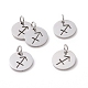 304 Stainless Steel Charms STAS-Q201-T445-9S-1
