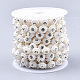 Chapelets guirlande de garniture perles en ABS plastique imitation perle AJEW-S073-32-2