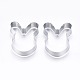 304 Stainless Steel Bunny Cookie Cutters DIY-E012-60-2