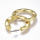 Textured Brass Stud Earrings EJEW-I250-02B-2