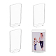 CHGCRAFT 3 Sets Acrylic Top Loader Card Stands Rectangle Clear Acrylic Card Protector Acrylic Card Holders Card Display Stands for Trading and Sport Cards 55x1.5mm ODIS-WH0025-58-1