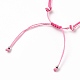 Bracelets tressés en cordon de polyester ciré BJEW-JB05663-05-3