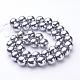 Non-Magnetic Synthetic Hematite Bead Strands G-D009-1-3