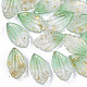Pendentifs en verre bicolore transparent GLAA-T017-03A-B01
