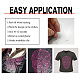 NBEADS Bling Rhinestone Pink Skull Sticker DIY-WH0303-267-5