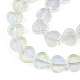 Transparent Electroplate Glass Beads Strands EGLA-N006-080-A01-3
