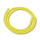 Frosted Opaque Glass Bead Strands FGLA-G002-A06-2