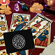 Chgcraft 8 pz 8 stili tarocchi borsa in tessuto rettangolo velluto nero mestiere coulisse borse tarocchi buste di stoccaggio per carte da gioco custodia di gioielli ABAG-CA0001-14-3