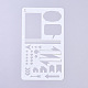 Пластиковые многоразовые шаблоны трафаретов для рисования DIY-G027-F03-2