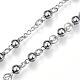 Colliers chapelet perles en 304 acier inoxydable NJEW-D285-42P-3