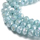 Cuisson opaque de perles de verre peintes DGLA-F002-03C-4