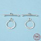 925 Sterling Silver Toggle Clasps STER-A008-37-1