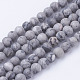 Chapelets de perles en pierre de carte/pierre picasso/picasso jasper naturelles  G-G735-27F-4mm-1