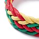 Ensemble de bracelets de cordon en cuir pour hommes femmes BJEW-C005-02C-5
