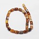Column Natural Striped Agate/Banded Agate Bead Strands G-M258-40-2