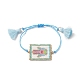Bracelets de perles tressées rectangle de graines japonaises faites à la main BJEW-MZ00022-01-1