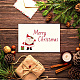 父のクリスマス炭素鋼切削ダイスステンシル  DIYスクラップブッキング用  フォトアルバム  装飾的なエンボス紙カード  ステンレス鋼色  106~169x109~132x0.8mm  2個/セット DIY-WH0309-1231-5