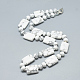 Natural Howlite Beaded Necklaces NJEW-S395-11-1