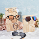 Nbeads 2 セット木製ガラスディスプレイスタンド  3 層/2 層サングラスフレームディスプレイラック白卓上小売眼鏡ホルダージュエリーオーガナイザー眼鏡サングラスシェードディスプレイ ODIS-NB0001-30-5
