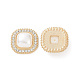 Abs cabujones de perlas de imitación PALLOY-E026-07G-1
