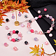 PH PandaHall 20mm Bubblegum Beads 50pcs Pink Chunk Beads Large Acrylic Loose Beads Rhinestone Pearl Beads for Pen Valentine Garland Jewelry Bracelet Bag Chain Making Wedding Mother’s Day Decoration FIND-PH0007-04C-5