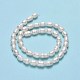 Brins de perles de culture d'eau douce naturelles PEAR-J006-19A-01-3
